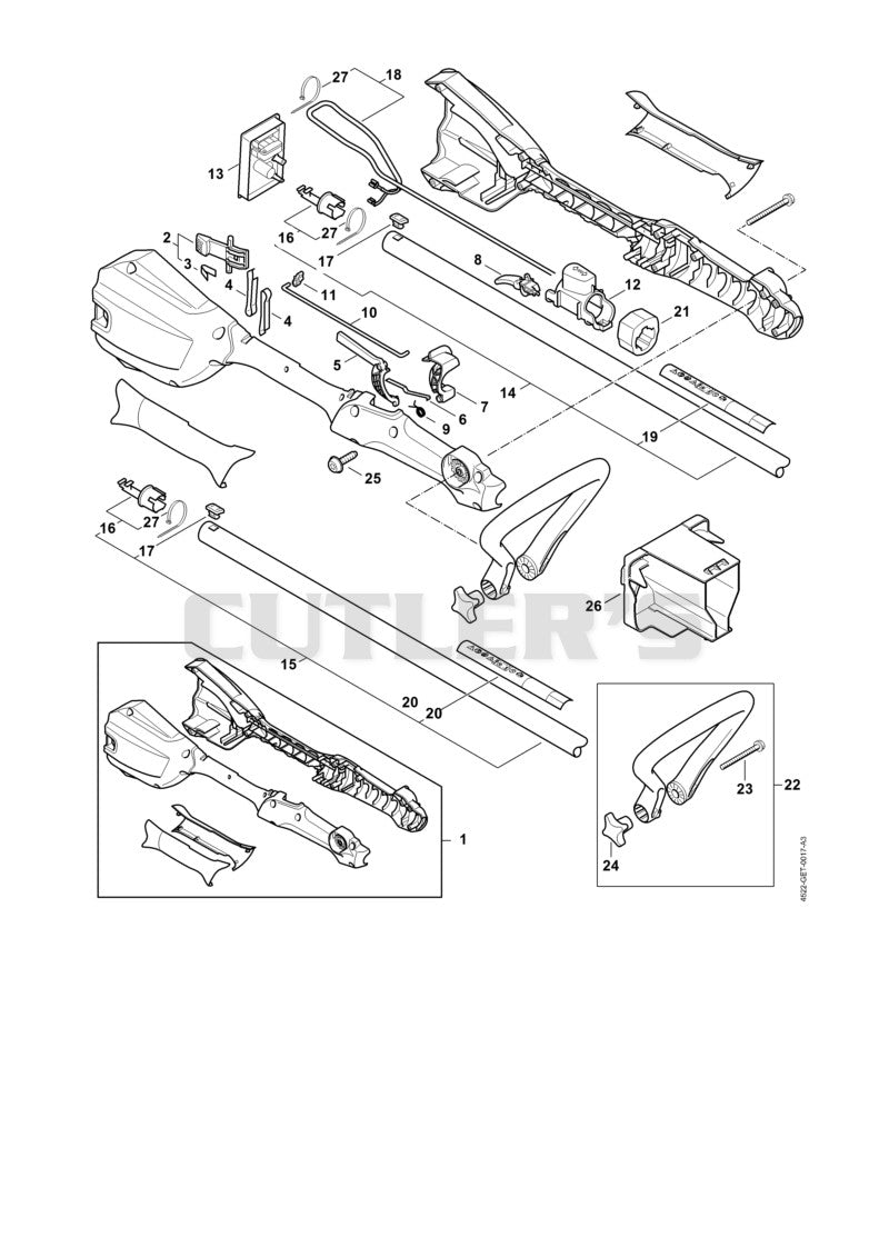 Handle housing