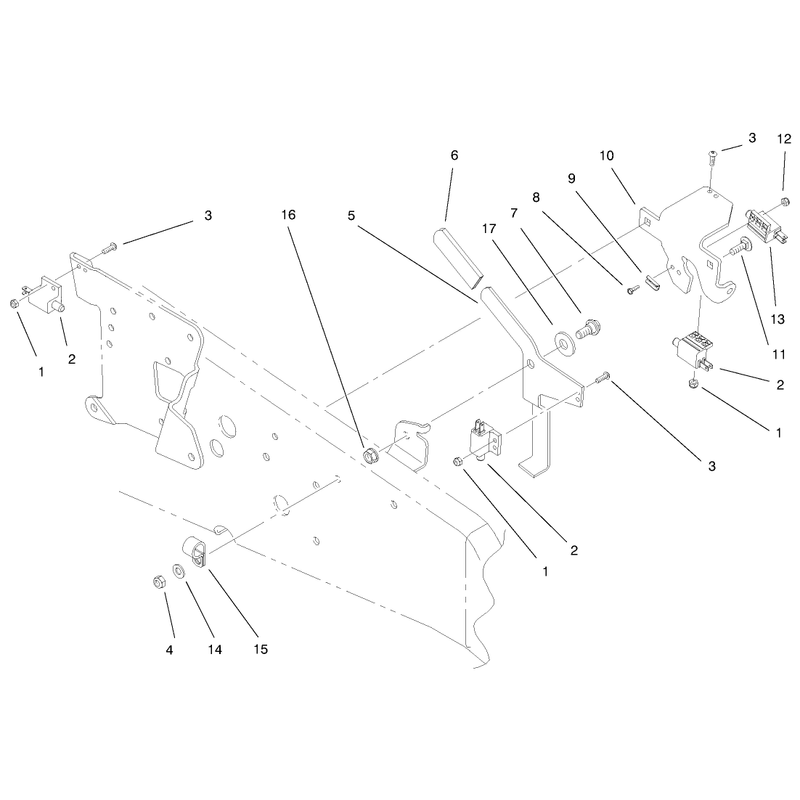 Upper Parking Brake Assembly