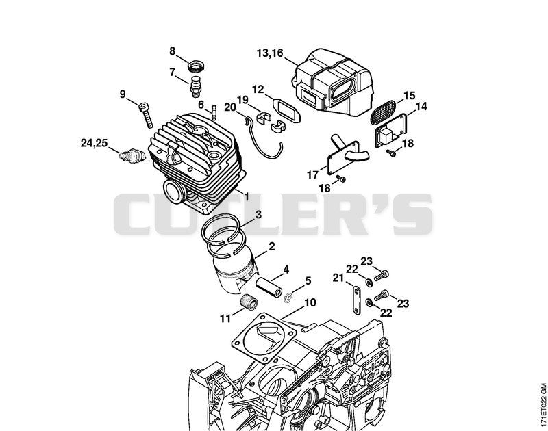 Cylinder, Muffler (09.2009)