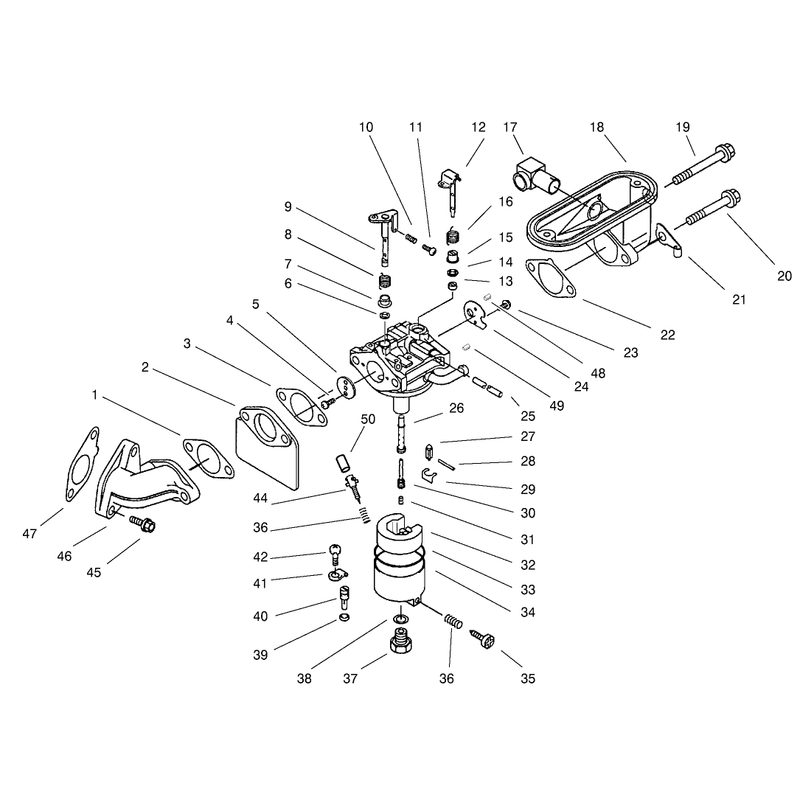 Carburetor Assembly Kawasaki FB460V-MS14