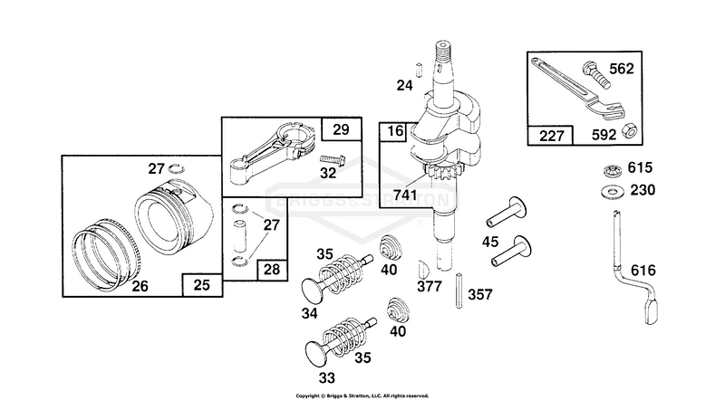 Crankshaft, Piston Group