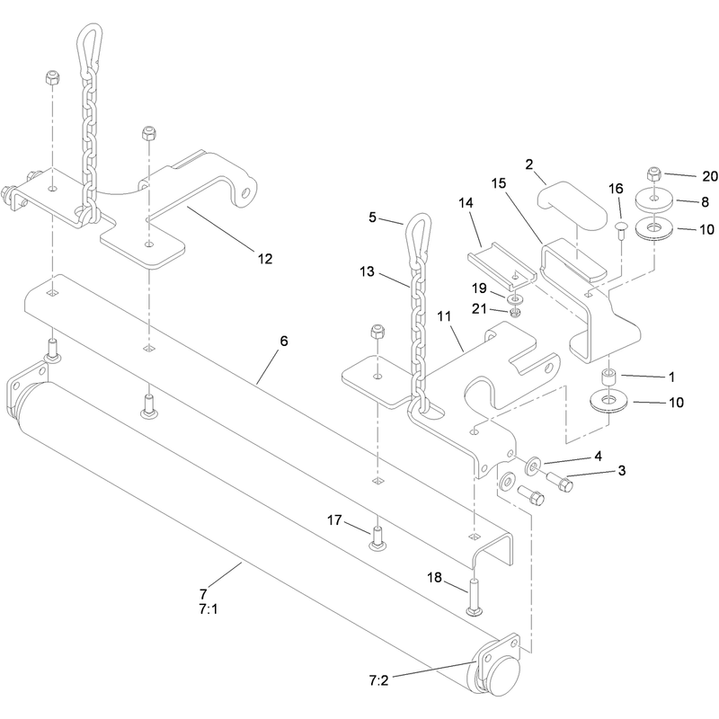 Roller Assembly No 119-0366