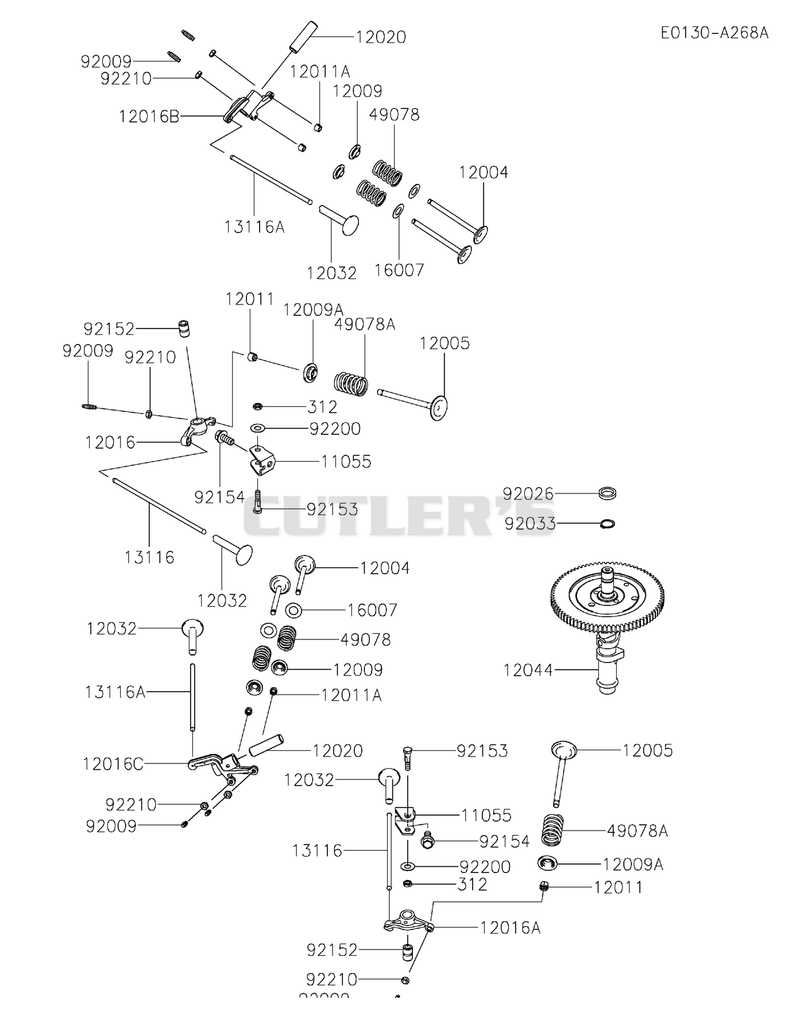 VALVE/CAMSHAFT