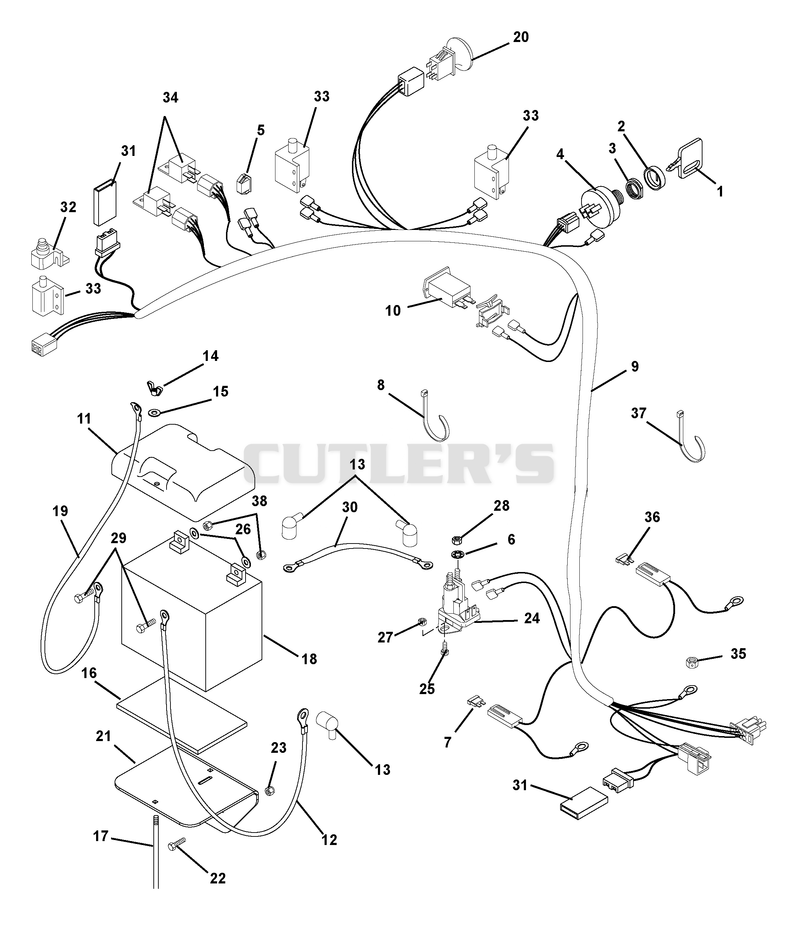 Electrical System - Electric Start