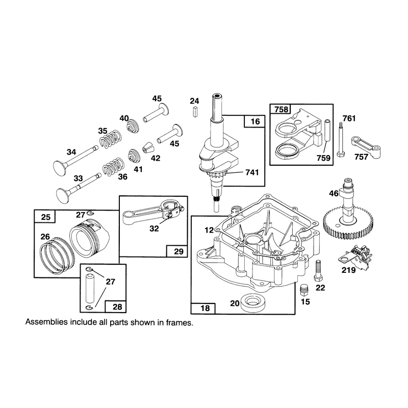 Engine Briggs and Stratton Model 286707-0453-01