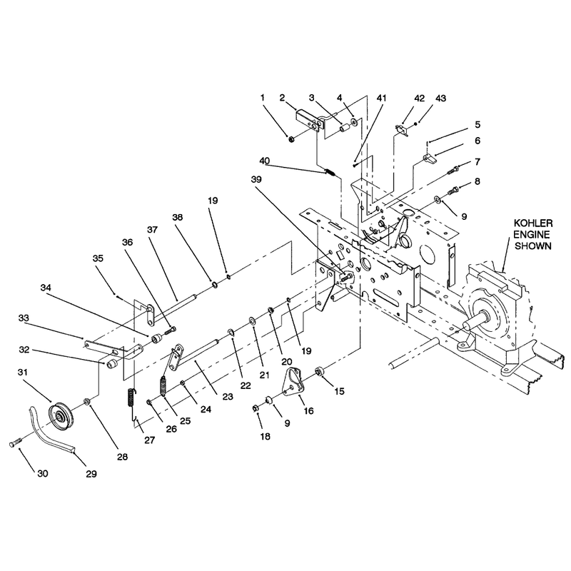 Hydro Drive Parking Brake