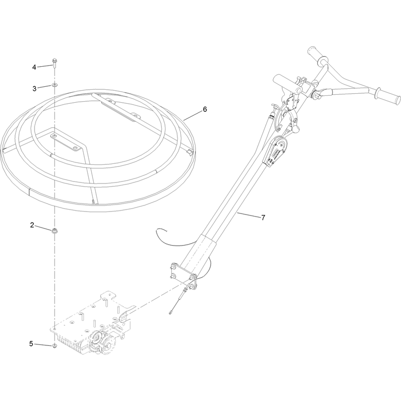 36 Inch Pro Pitch Handle and Guard Assembly