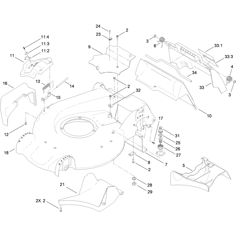 Housing and Rear Door Assembly