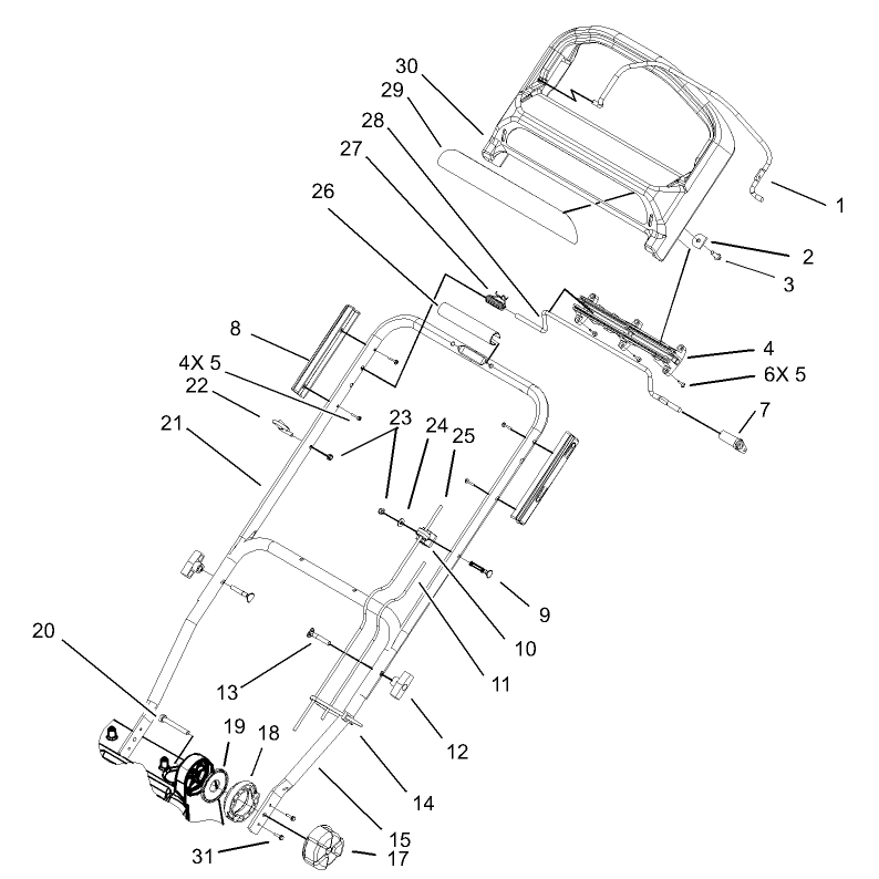 Handle and Control Assembly
