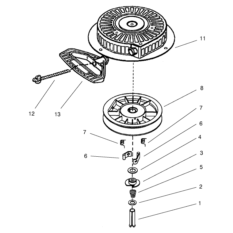 Recoil Starter No. 590749