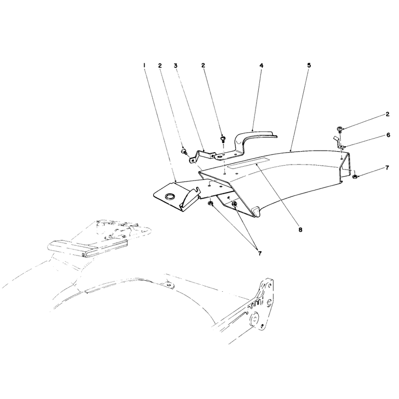 Side Discharge Chute Model No 59108 Optional