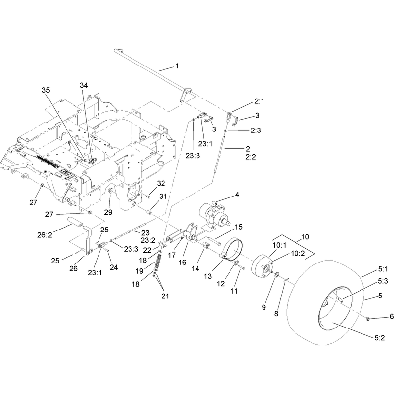 Parking Brake and Wheel Assembly