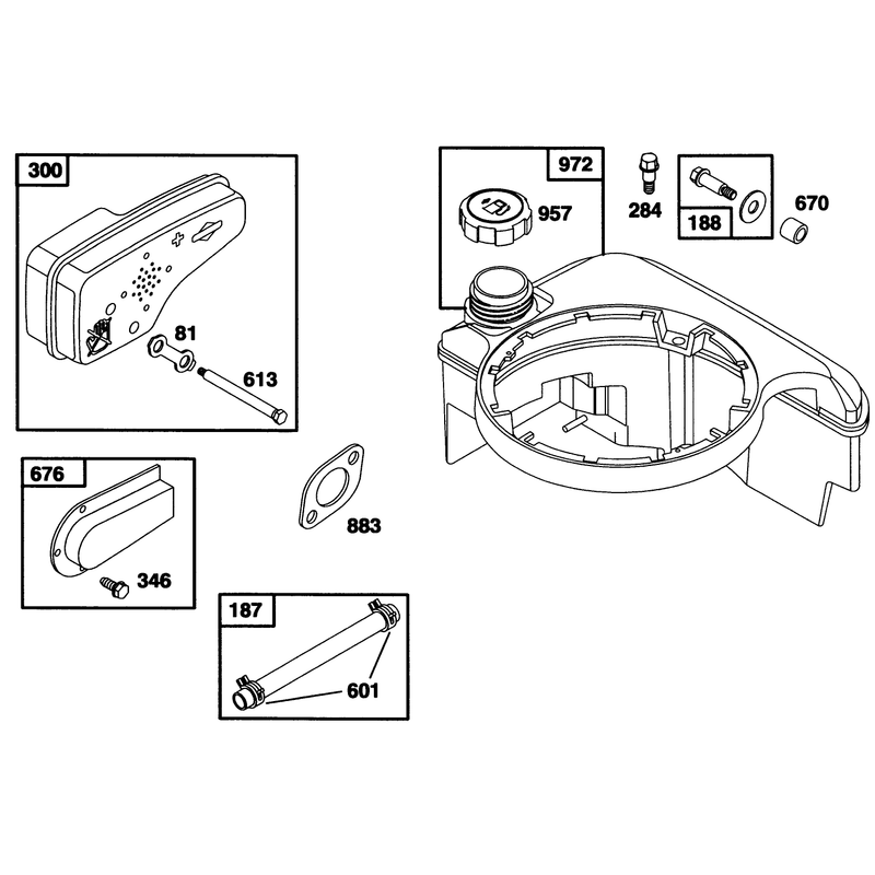 Engine Briggs and Stratton Model 12a802-0611-01