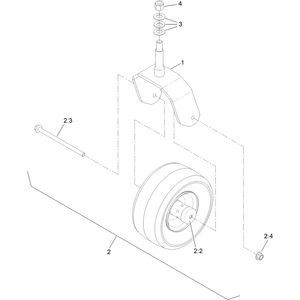Pneumatic Caster Kit Assembly