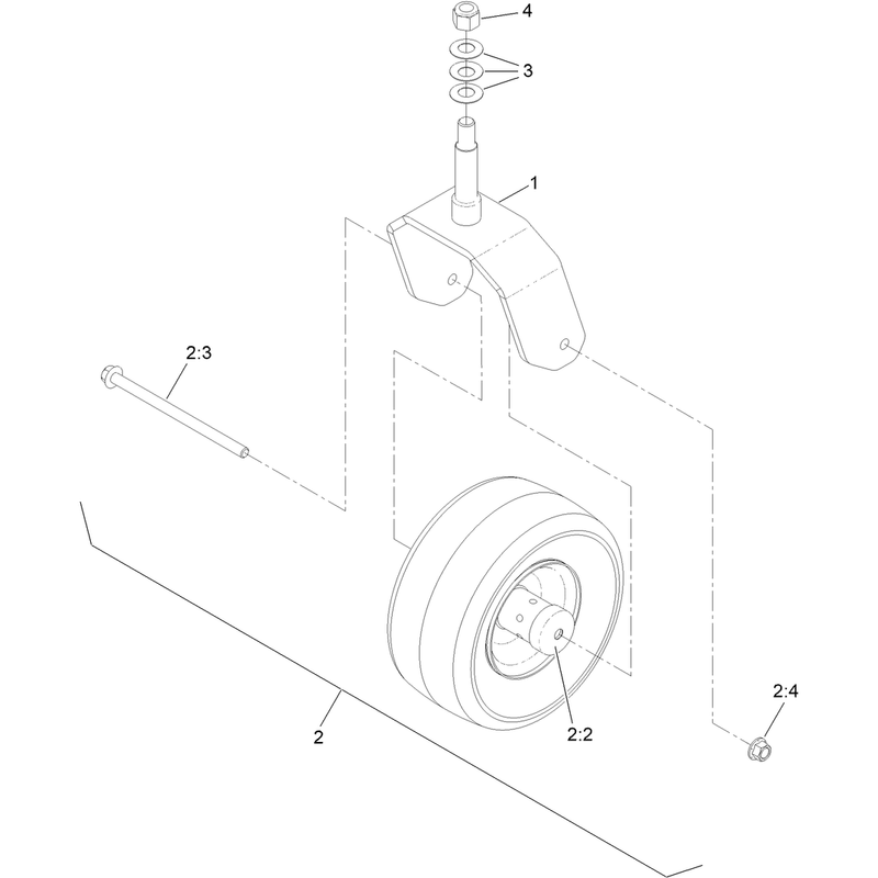 Pneumatic Caster Kit Assembly