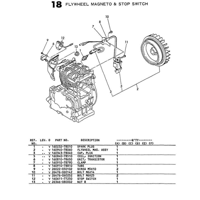 Flywheel Magneto & Stop Switch
