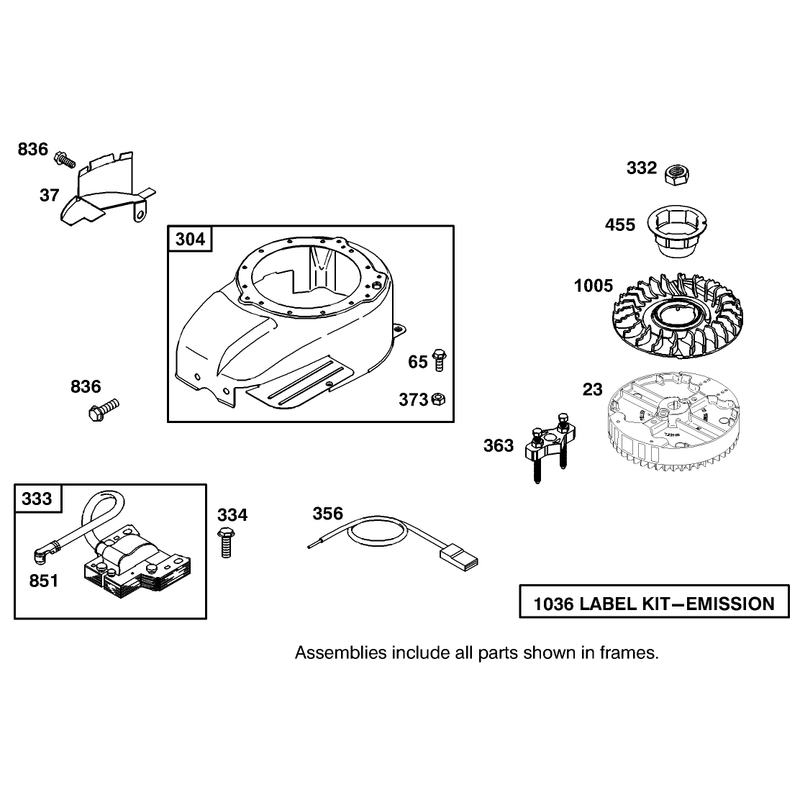 Flywheel Assembly Engine GTS 200