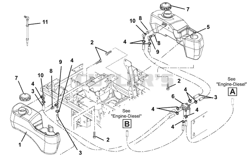 Fuel Tanks And Hoses