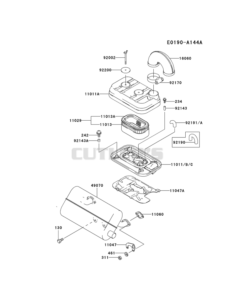 AIR-FILTER/MUFFLER