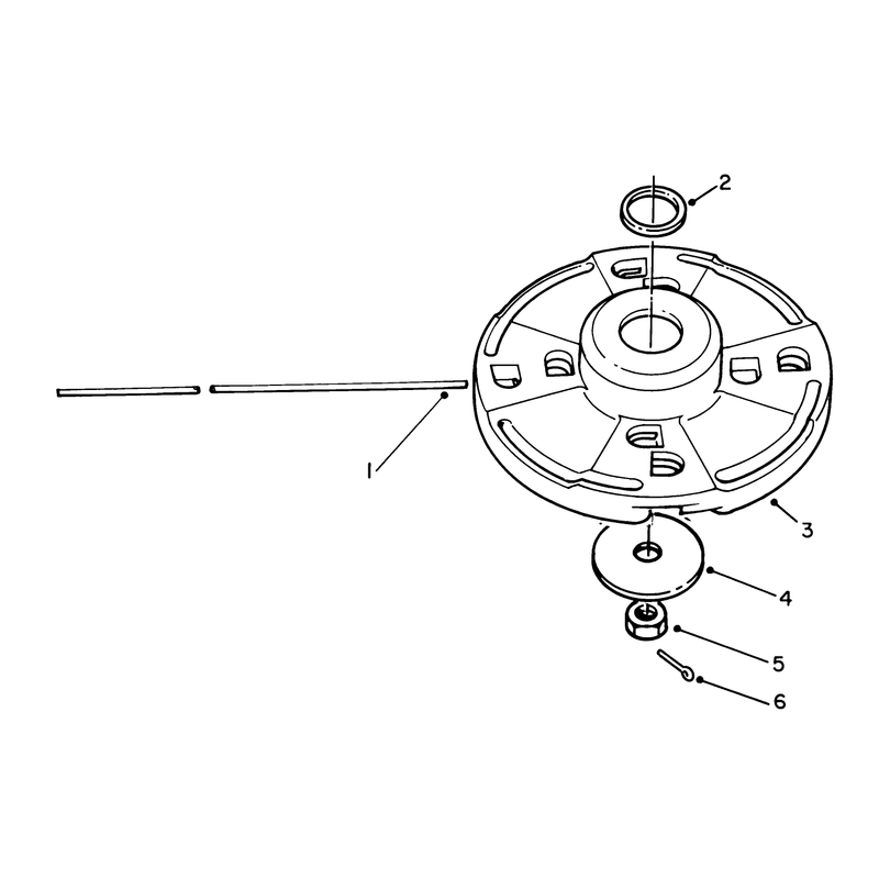 Metallic Fixed Line Cutter Head (optional)