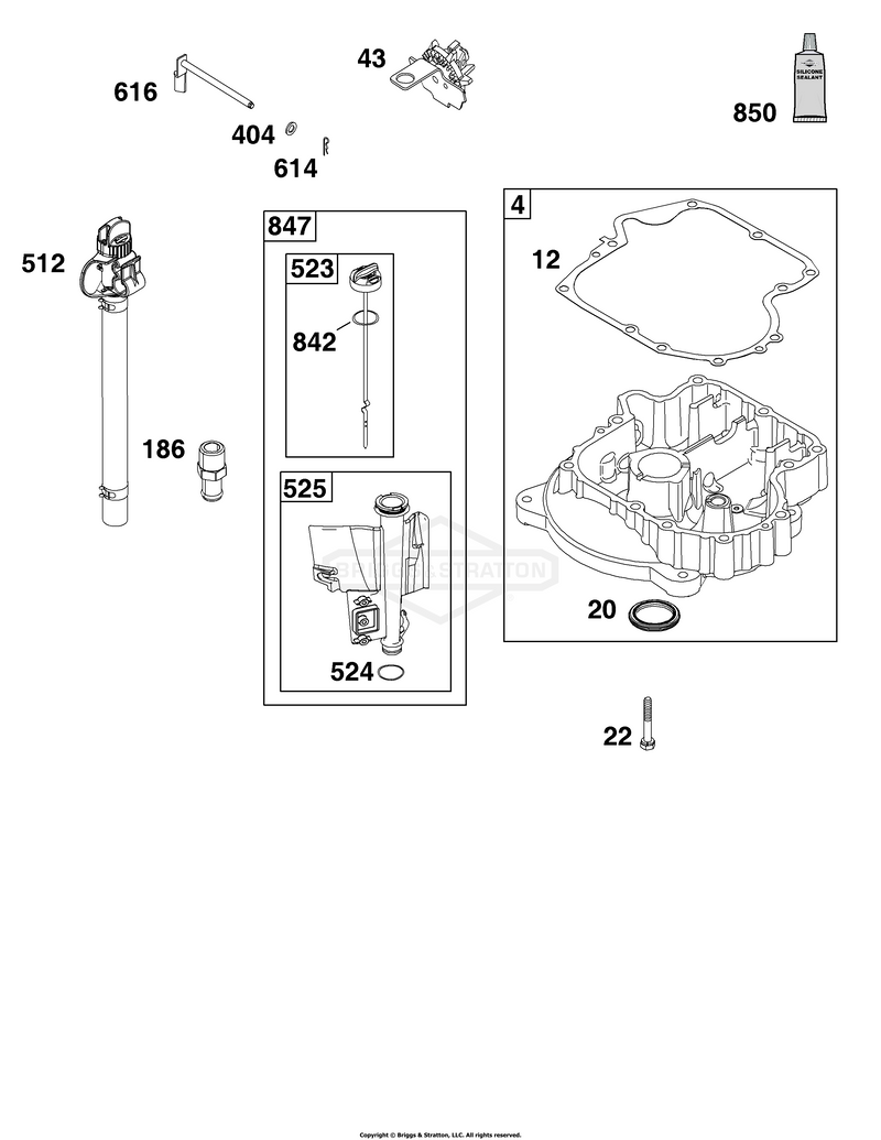 Crankcase Cover/Sump and Lubrication Group