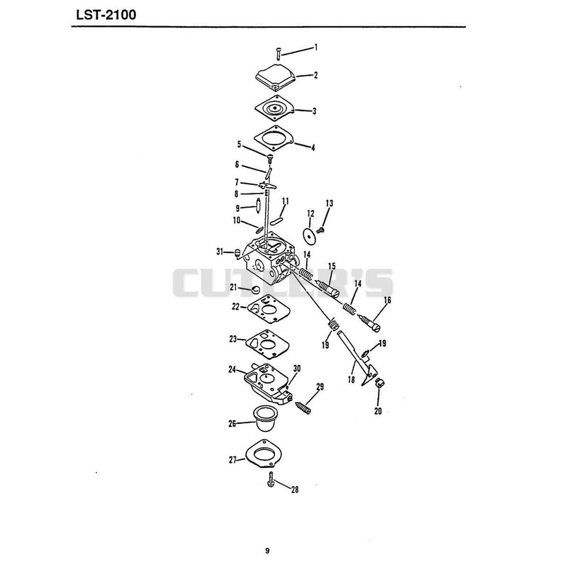 Carburetor C1U-K16 Includes The Following Items