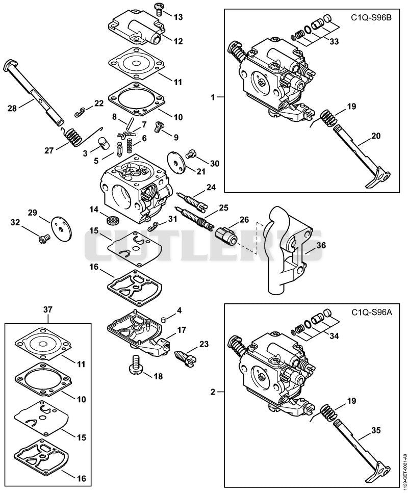 Carburetor C1Q-S96 (41.2006), (19.2008)
