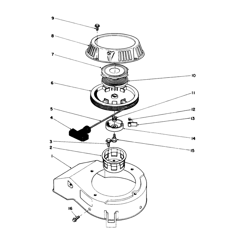 Recoil Assembly Model No 47pg6 and 47ph7