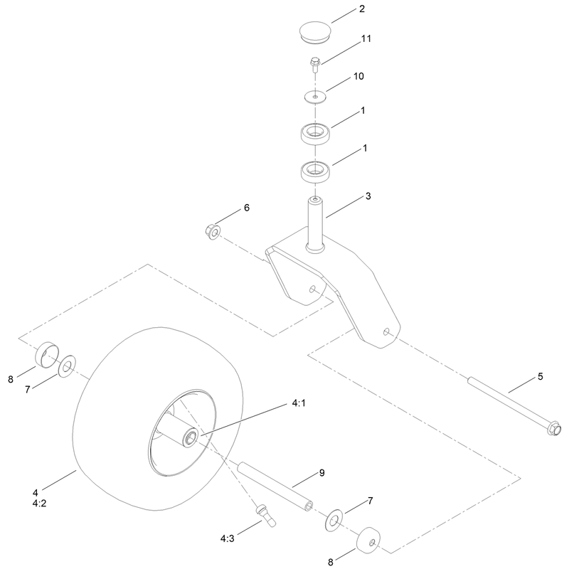Caster Wheel Assembly