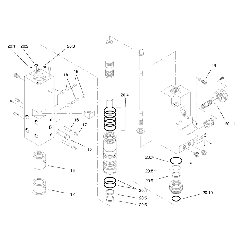 Breaker Power Head Assembly
