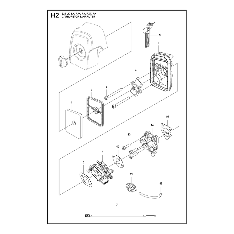 CARBURETOR AND AIR FILTER