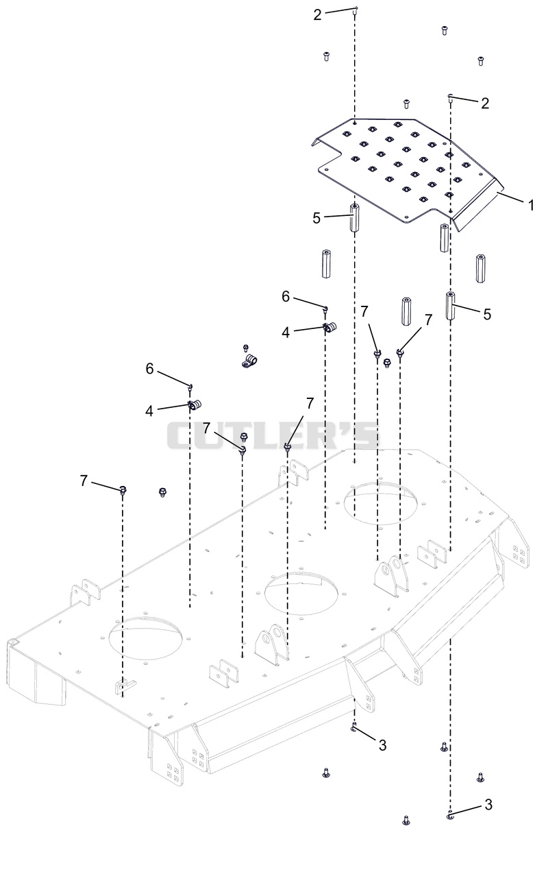 Deck Step Platform - 52" - SD