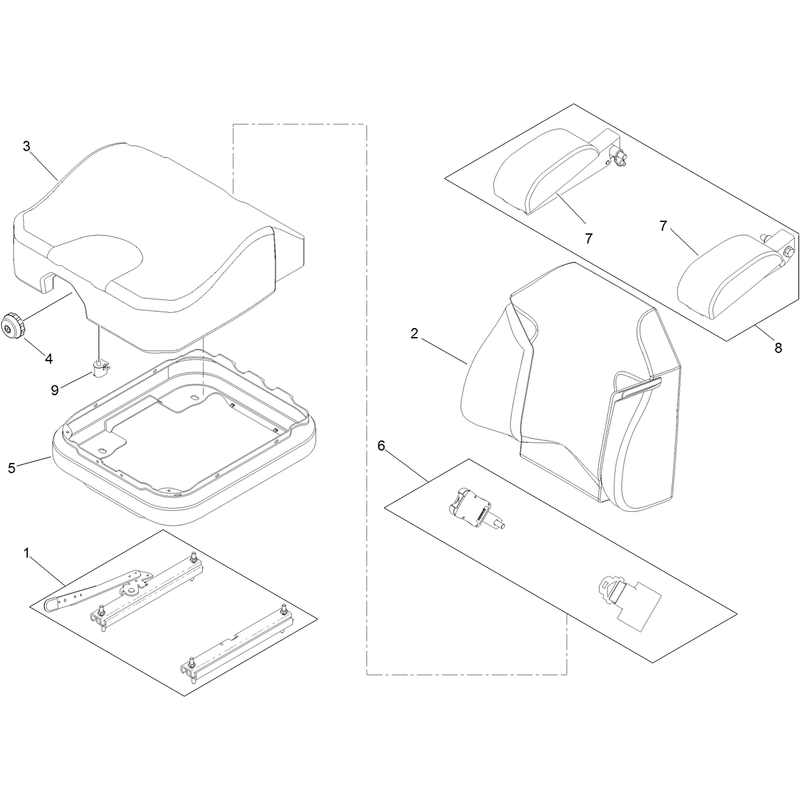 Seat Assembly No. 125-3107