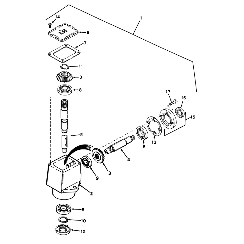 Grass Collection System Model No 30751 Optional Continued Gear Box Assembly Model No 4398-P91