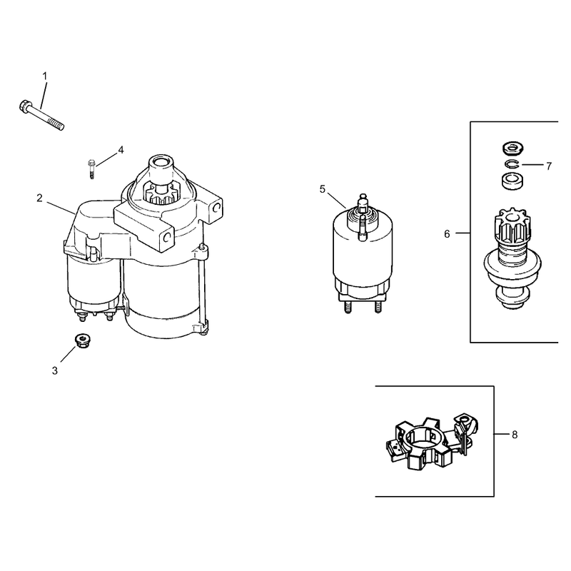 Starter Assembly Kohler CV20S PRO 65593