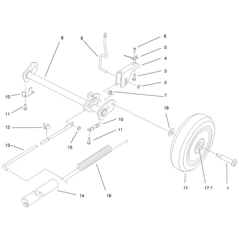 Deck Suspension Assembly