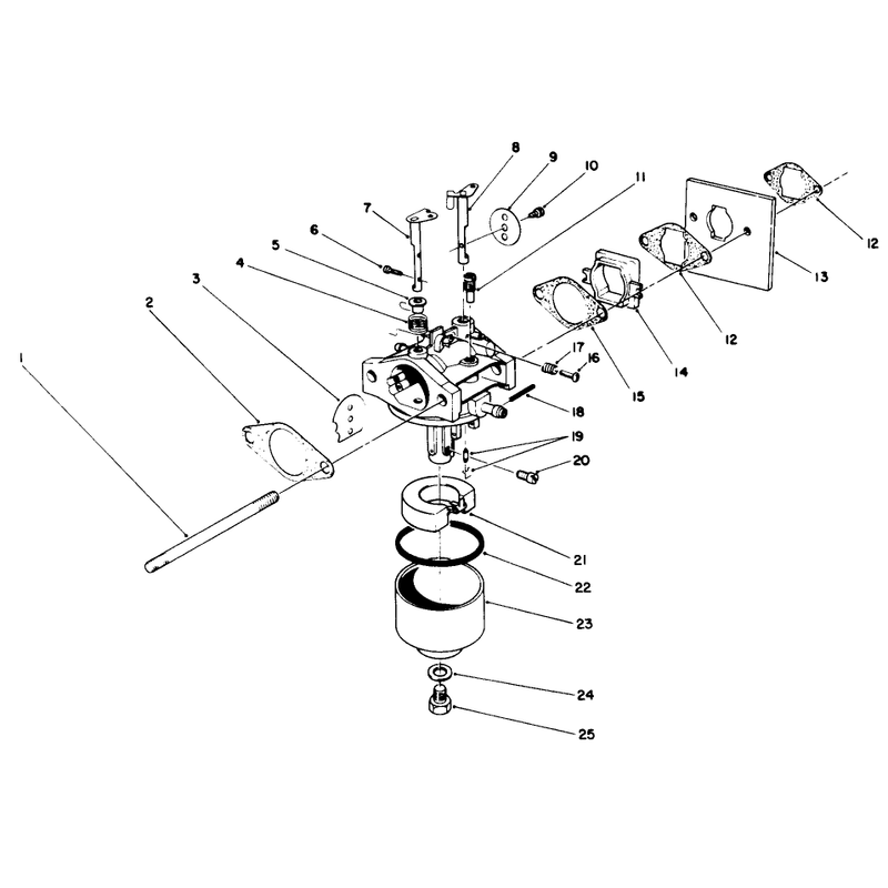 Carburetor Assembly (engine No. 47pk9-2)