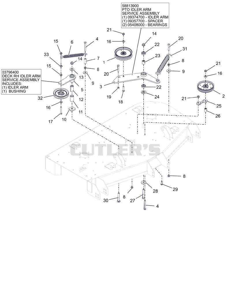 Idlers and Sheave - 48"