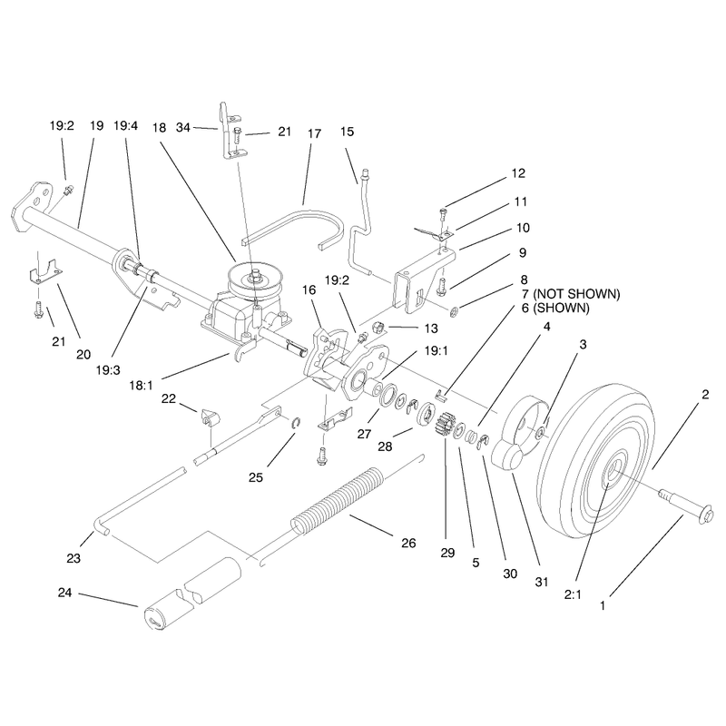 Deck Suspension Assembly