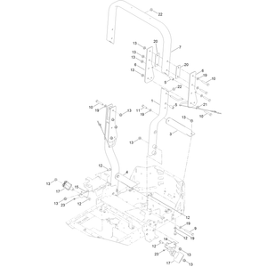 Roll Over Protection System Assembly No 136-7495