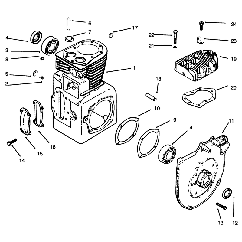 Crankcase and Cylinder Head