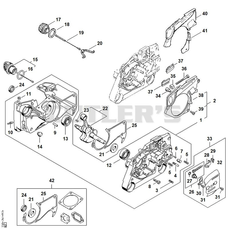 Crankcase, Chain tensioner