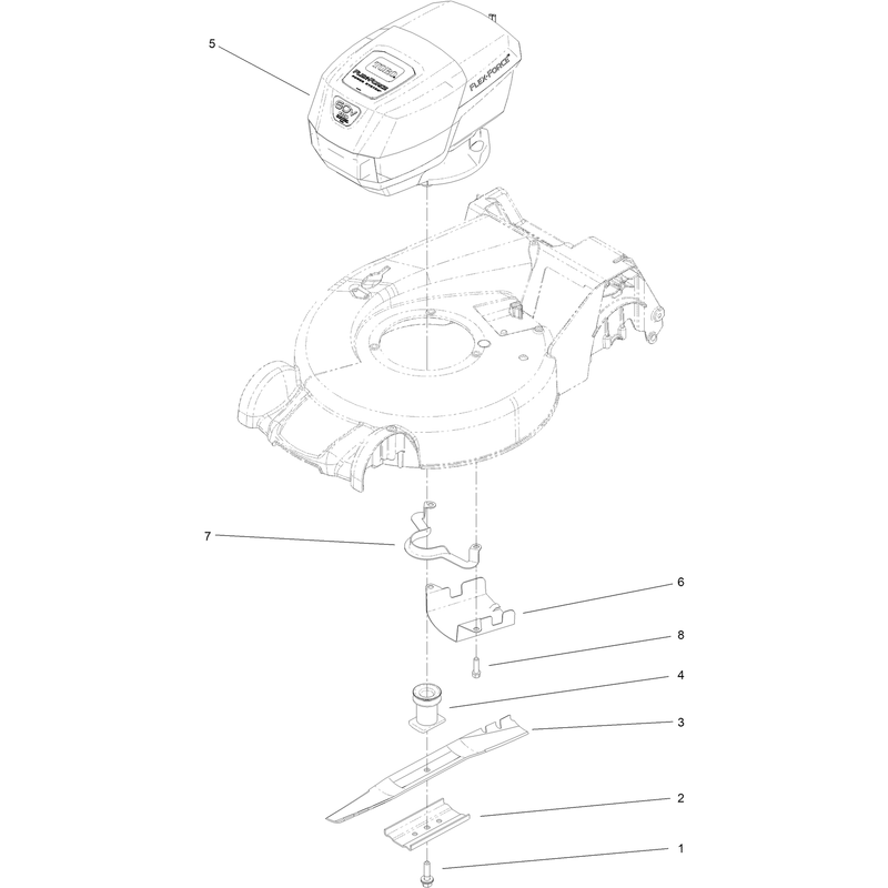 Engine and Blade Assembly