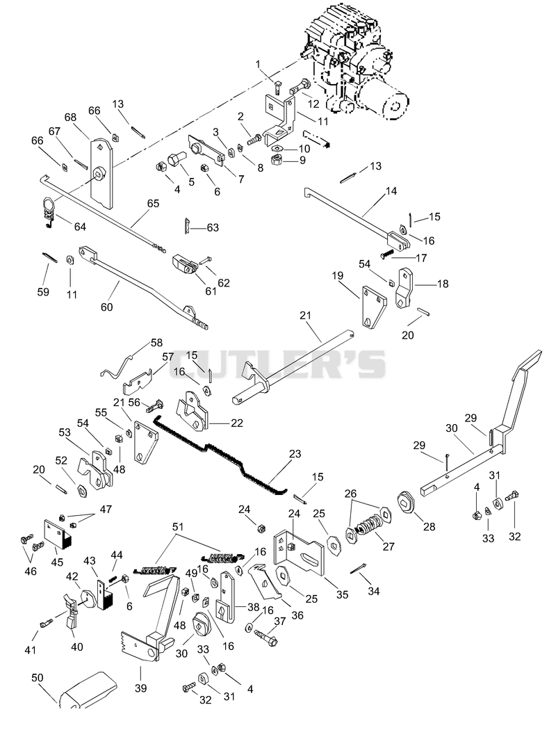 Neutralizer And Brake Linkage