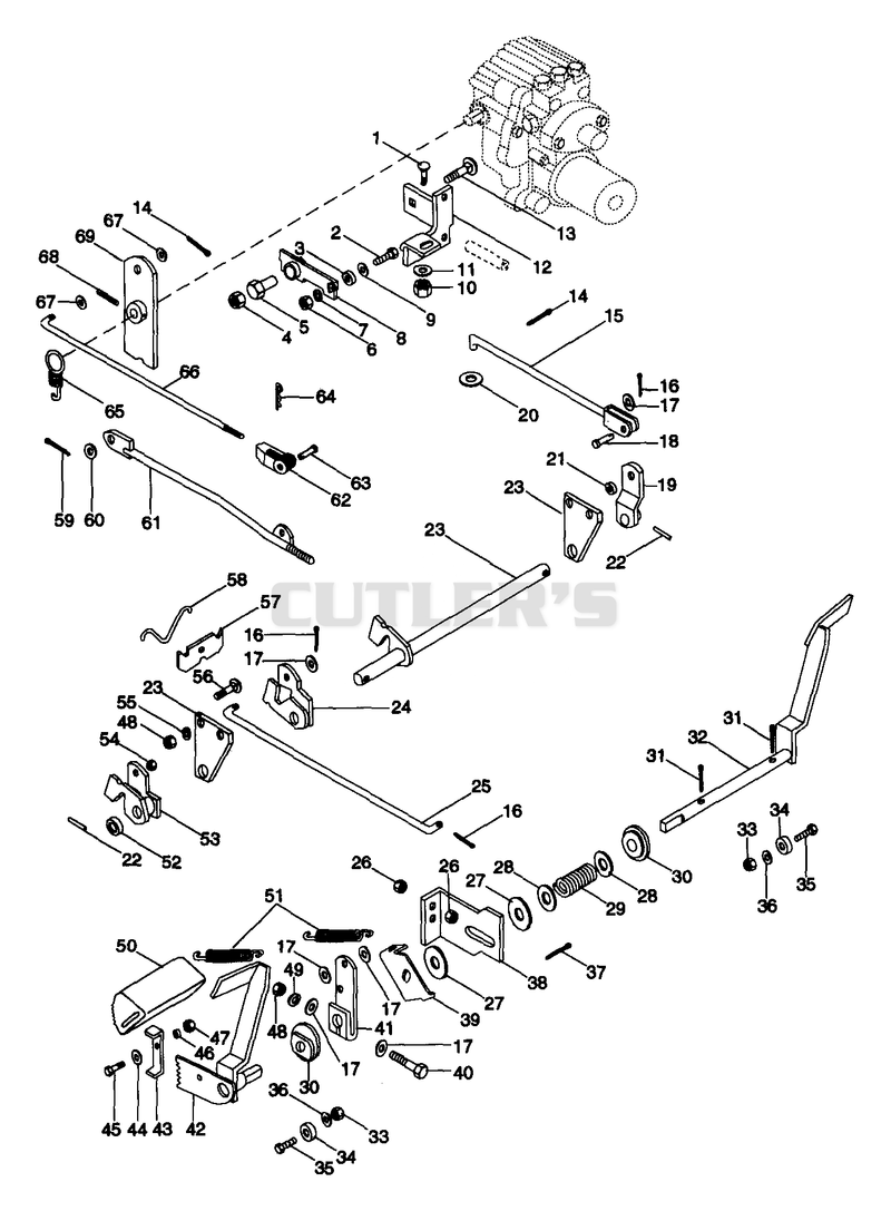 Neutralizer And Brake Linkage