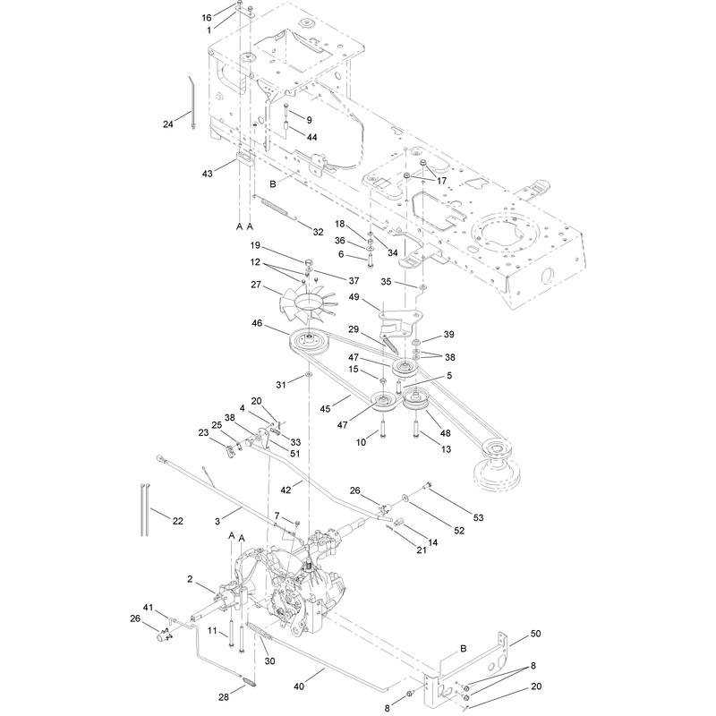Transmission Belt and Pulley Assembly