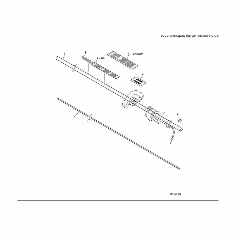 Main Pipe, Solid Driveshaft