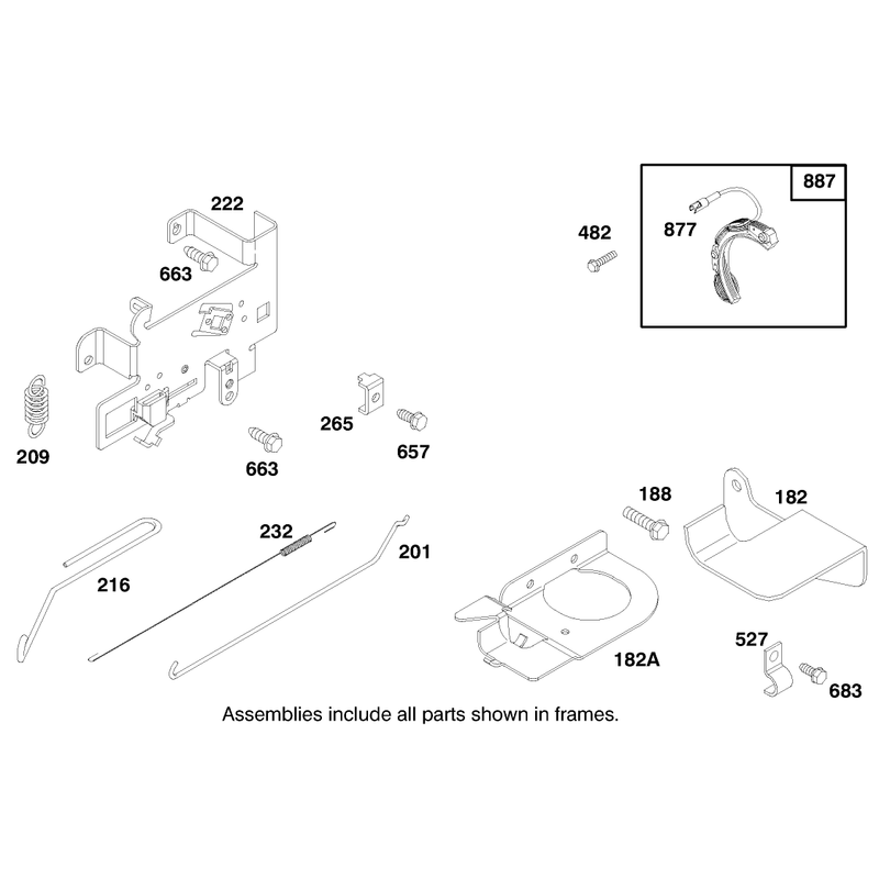 Engine Briggs and Stratton Model 28m707-0127-01