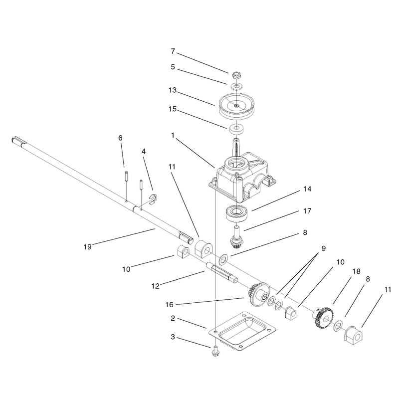Gear Case Assembly No 104-7674