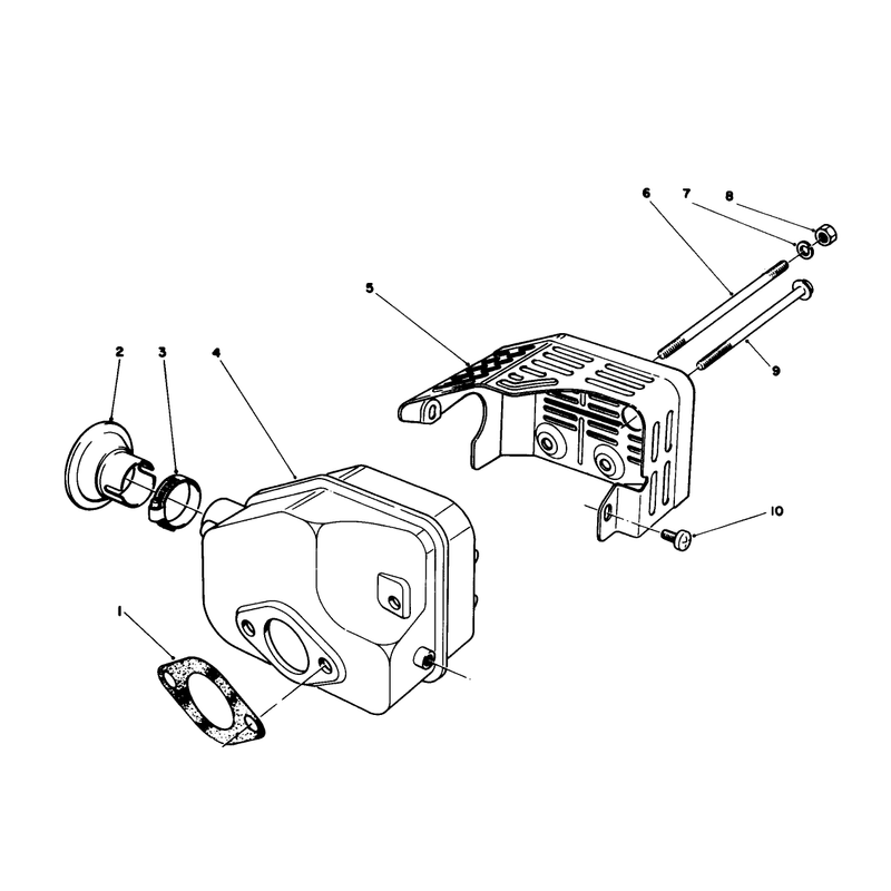 Muffler Assembly Model No 47ph7